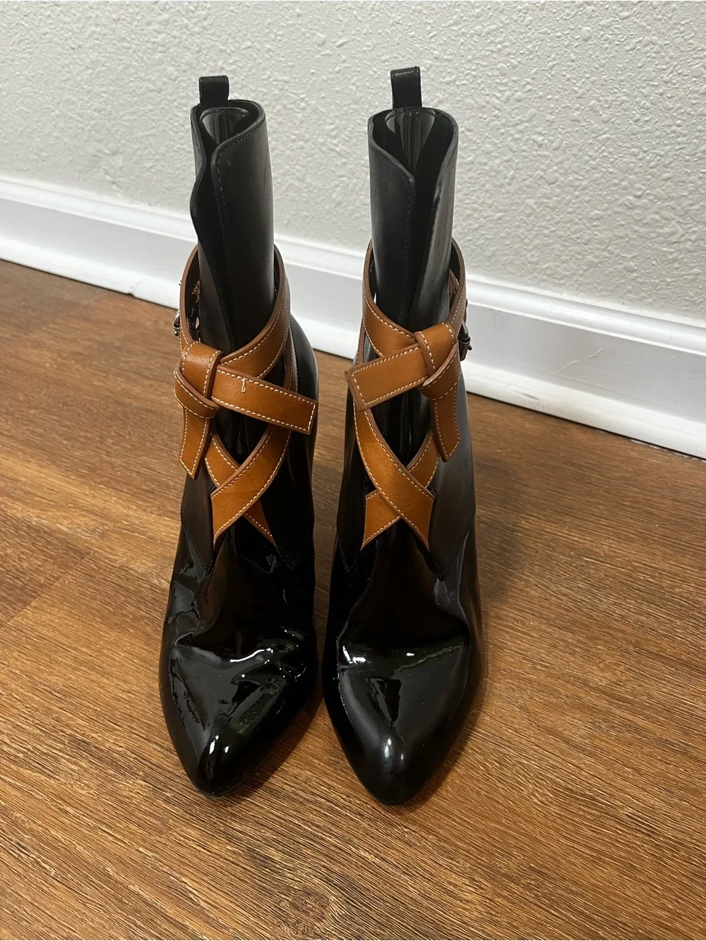 Louis Vuitton Black Ankle Heel Boot Size 39